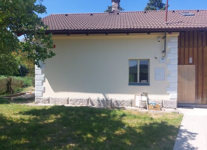 Oprava fasády rodinného domu v Kdyni