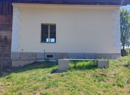 Oprava fasády rodinného domu v Kdyni