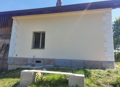 Oprava fasády rodinného domu v Kdyni