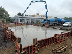 Plzeň, Koterov - budování skladové haly